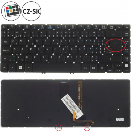 Acer Aspire V7-482P Tastatur
