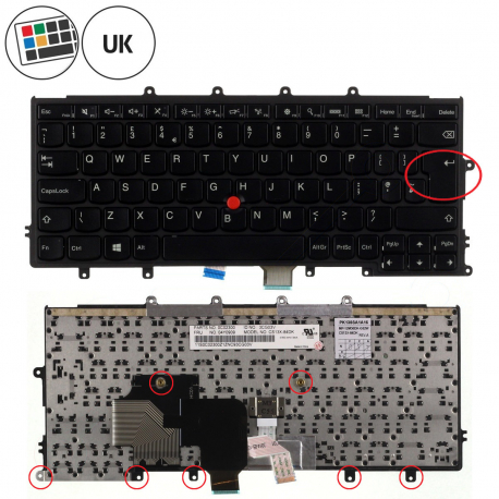 Lenovo ThinkPad X240 Klávesnica