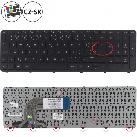 HP Pavilion 15-R011DX Klávesnice