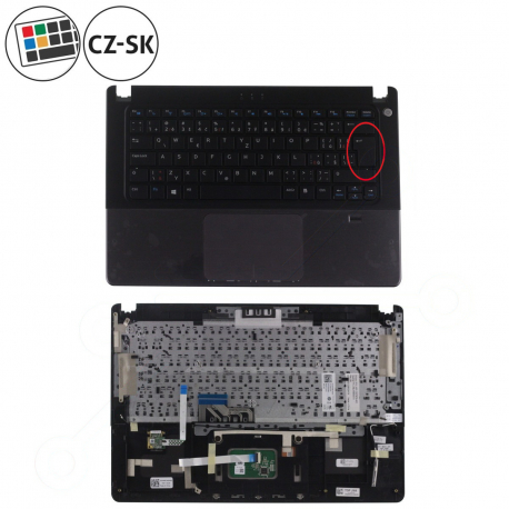 Copyright Terahertz s.r.o. Dell Vostro 5470 klávesnice s palmrestem