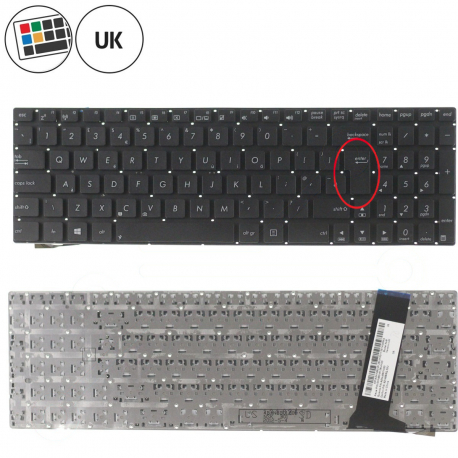 Asus N76VJ Klávesnica