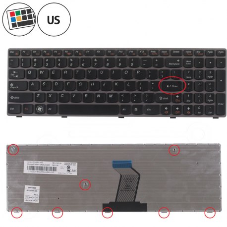 Lenovo IdeaPad Y570D Klávesnice
