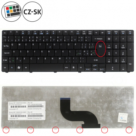 Acer TravelMate 5742Z-P612G25MN Tastatur