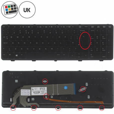 HP ProBook 650 G1 Klávesnice