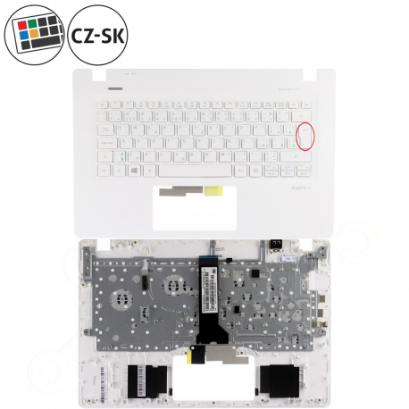 Copyright Terahertz s.r.o. Acer Aspire V3-372-35HD klávesnice s palmrestem