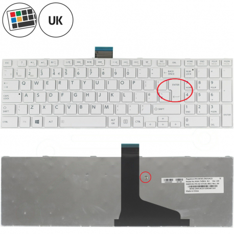 Toshiba Satellite c855-s5349 Tastatur