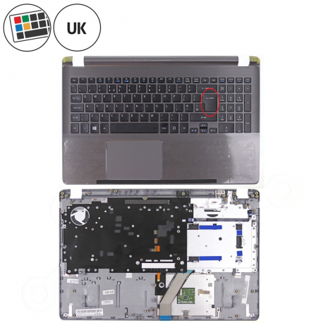 Acer Aspire V5-572 Klávesnica s palmrestom