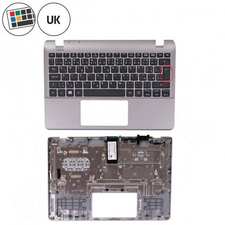Acer Aspire E3-112-C3W2 Klávesnice s palmrestem
