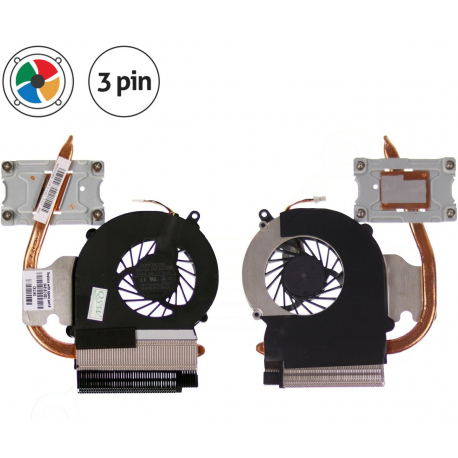Compaq Presario CQ57-220SC Fan with heatpipe