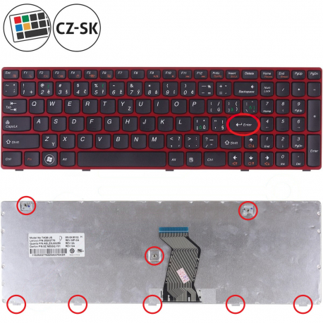 Lenovo B580 Klávesnice