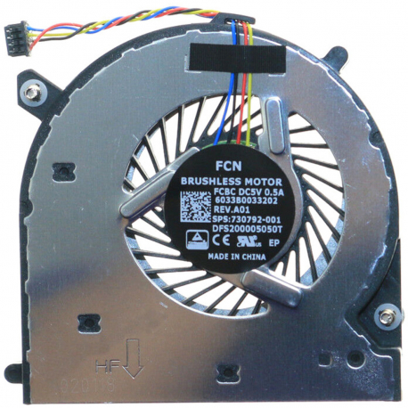 Copyright Terahertz s.r.o. HP EliteBook 750 G2 ventilátor