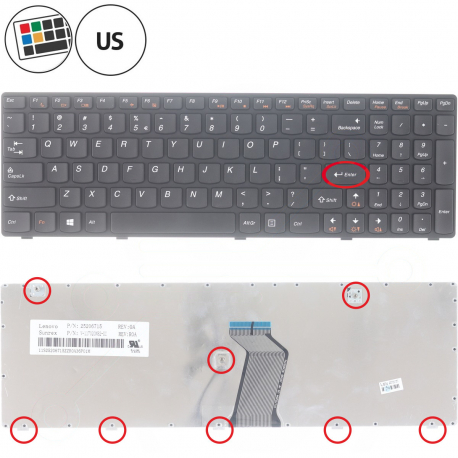 Lenovo G580 Klávesnica