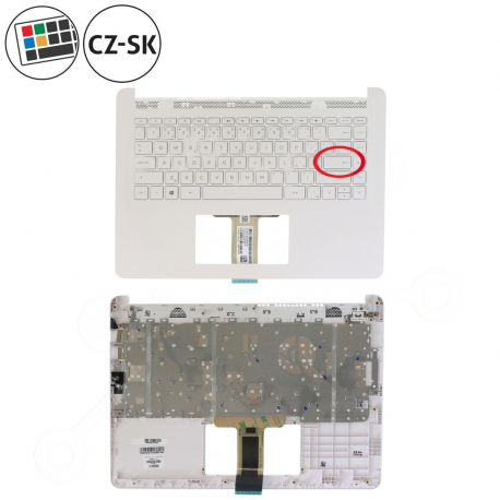 HP 14-BP037TX Klávesnica s palmrestom