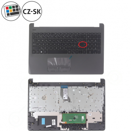 HP ProBook 250 G6 Keyboard with palmrest