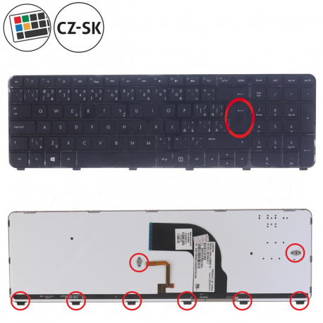 HP ENVY dv7-7000 Tastatur