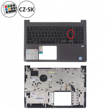 Dell Vostro 15 (5568) Klávesnica s palmrestom