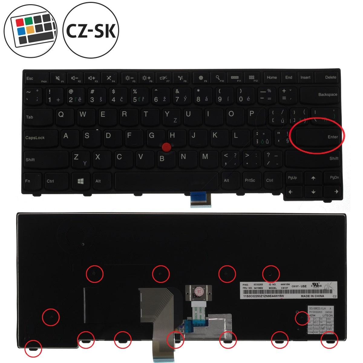 CS13TBL Klávesnice pro notebook - CZ / SK | Terahertz CZ s.r.o.