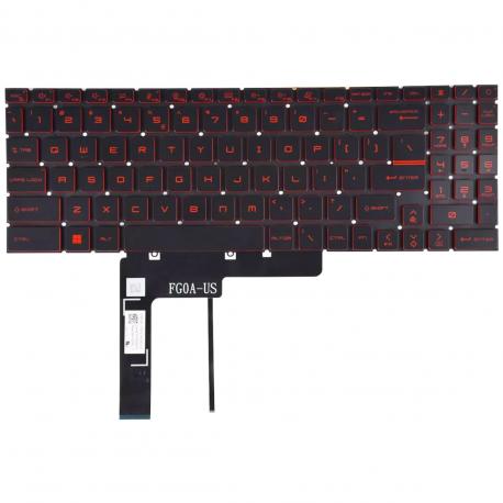 MSI GL76 11UEK Klávesnice